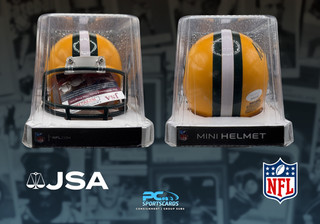 Davante Adams Signed Auto NFL Football Riddle Mini Helmet JSA COA WPE20