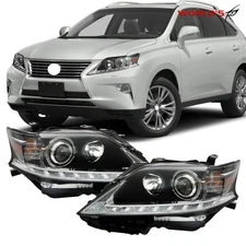For Lexus RX RX350 RX450h 2013 2014 2015  HID Xenon Headlight LED DRL Left&Right