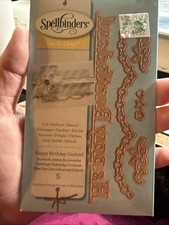 SPELLBINDERS Die d-Lites- S2-187 Happy Birthday Garland 5 Templates