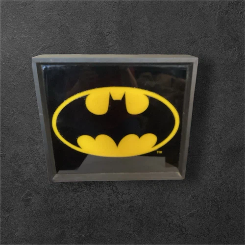 Vintage BATMAN Neon Wall Sign Light, Batman Lamp, Comic Decor, DC Comics Art