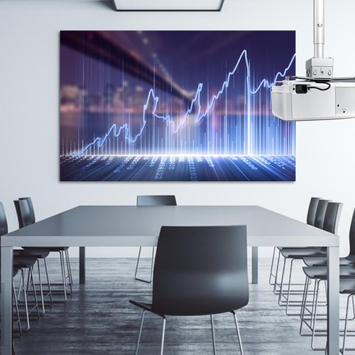 DLP Business Beamer 3300 Lumen Hohe Helligkeit Projektor für Büro Große... - Bild 6 von 8