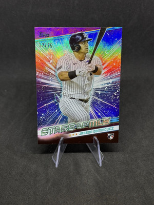 2024 Topps Stars of MLB JASSON DOMINGUEZ /75   RED ROOKIE Parallel #SMLB-35 RC