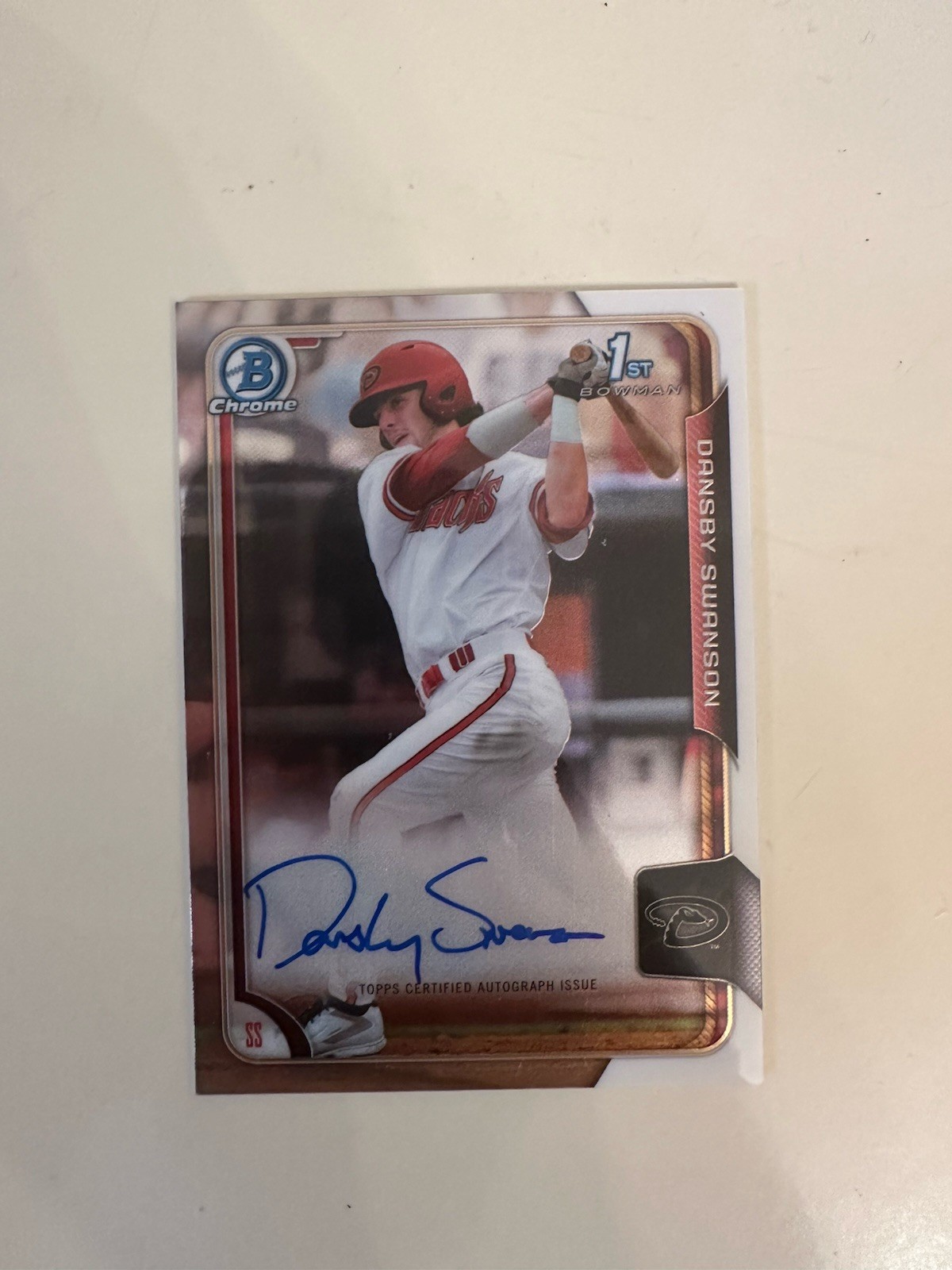 2015 Bowman Draft - Chrome Draft Pick Autographs Dansby Swanson #BCA-DS (AU, RC)