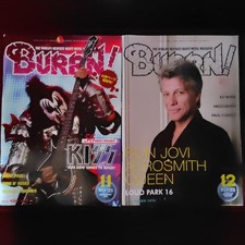 BURRN! Nov & Dec 2016 Magazine Set KISS Jimmy Page Guns N' Roses