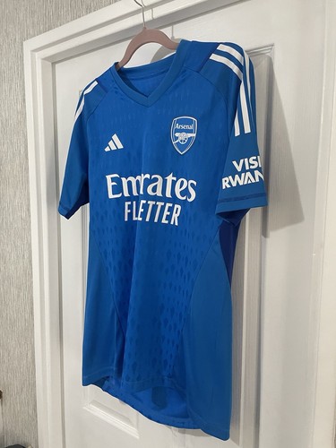 2023/24 Blue Arsenal Goal Keeper Shirt Size L Player 50 popeye on back fab cond - Picture 14 of 14