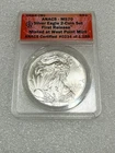 2013 (W) SILVER EAGLE ANACS MS70 ~~ FR RED LABEL ~~ PRISTINE ~~ NO SPOTS