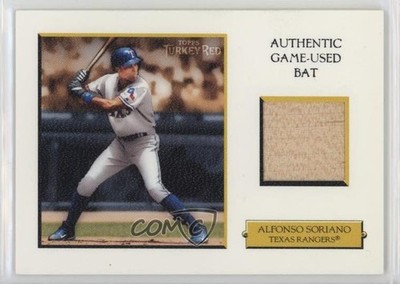 2005 Topps Turkey Red Relics White 73/75 Alfonso Soriano #TRR-AS 1l1g