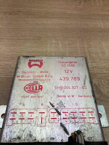 5HB004327 02 SG1560 439 789 Auxiliary heating control unit/module Fits for Audi - Picture 5 of 7