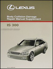 Lexus IS300 SportCross Body Repair Shop Manual 2001 2002 2003 2004 2005 IS 300