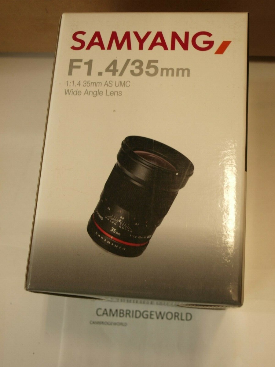 Samyang 35mm f/1.4 MF AS UMC Lens For Canon for sale online | eBay