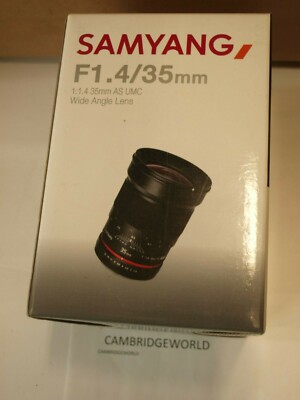 Samyang 35mm f/1.4 MF AS UMC Lens For Canon for sale online | eBay