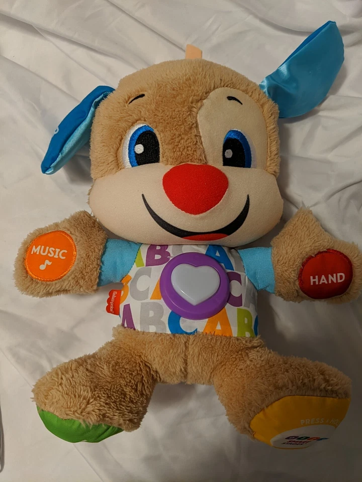 Juguete interactivo de peluche Fisher Price Laugh And Learn Love To Play cachorro perro Foto 4 de 4