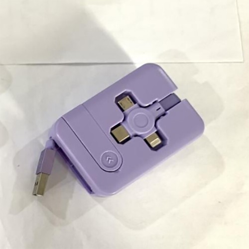 Câble De Charge Micro Usb Rétractable 3 En 1 Câble De Données Pour Chargeur a - Photo 14 sur 18