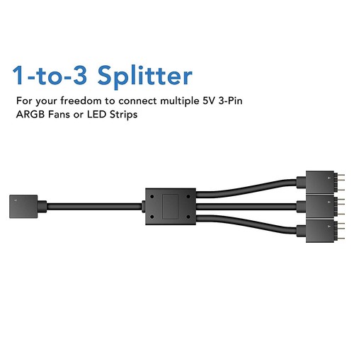 FR RGB Converter Sync with Motherboard 5V ARGB To 12V RGB Converter Portable Use - Bild 11 von 11