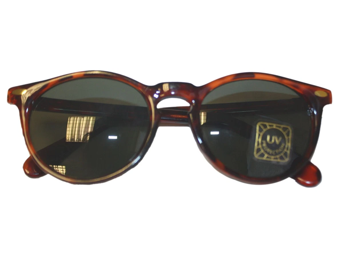 Mens vintage tortoise sales shell sunglasses