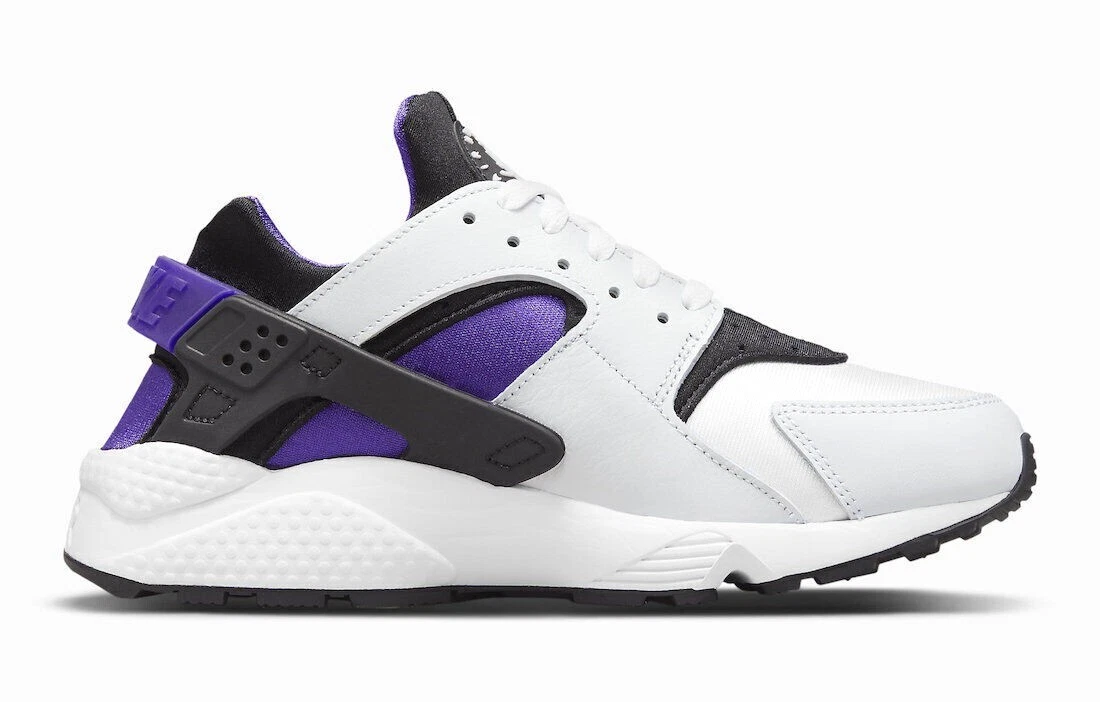 Original Womens Nike Air Huarache White Purple Trainers Sneakers