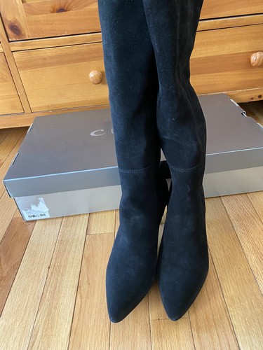 La Canadienne Drake Womens Black Suede 