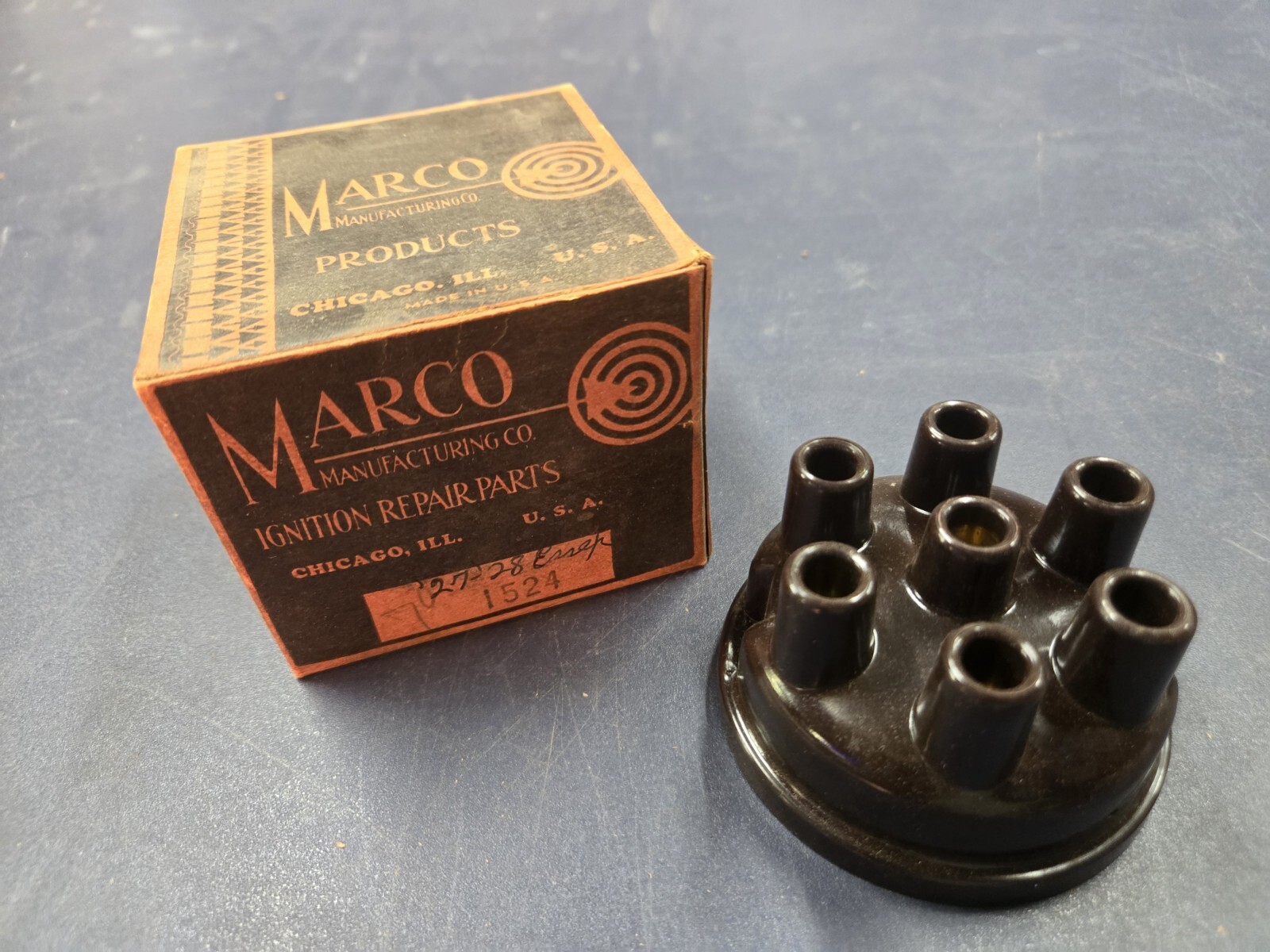 Vintage Marco NOS 1927 1928 Essex Distributor Cap W/ Original Box eBay