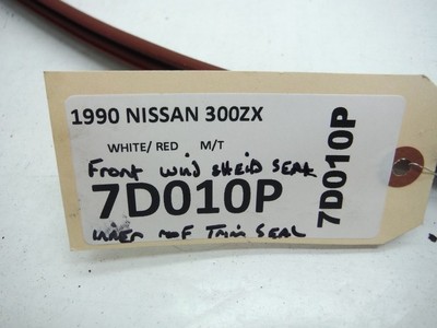 1990 NISSAN 300ZX M/T WINDSHIELD INNER TRIM SEAL OEM 1991 1992