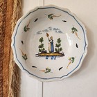 Antique 18th Century Large Faience Bowl  French"Nevers" — photo 2