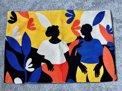 H&M Home Diana Ejaita Brodé Coussin Housse Tropical Africain Boho Art Artiste - Picture 2 of 8