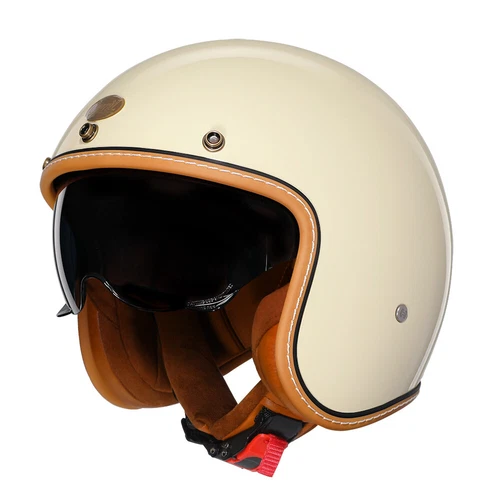 CYRIL Motorcycle Helmet 3/4 Open Face Lightweight C100 Vintage for Adult - Picture 36 of 50