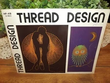 THREAD DESIGN VTG Craft Book String Art 32 page 1974 James E. Gick UNCUT