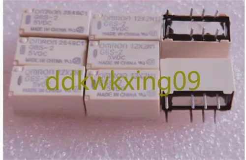 5PCS NEW Omron G6S-2 5VDC signal communication small relay pin 8