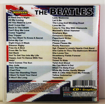 The Beatles CD まとめ KARAOKE CD+G CHARTBUSTER THE BEATLES #5132 NEW IN SEALED CASE 3