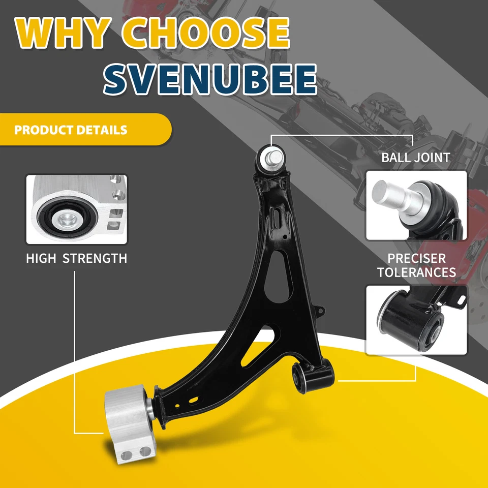 Kit de suspensión de dirección brazo de control inferior delantero de 8 piezas rótula para Impala 14-19 Foto 4 de 4