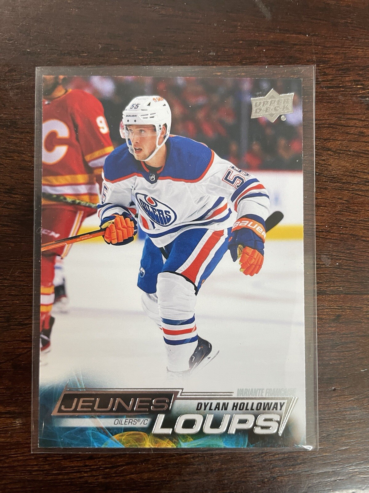 2022 Upper Deck #461 Dylan Holloway Young Guns French Jeunes Loups Rookie Card