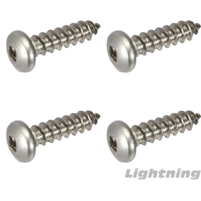 DECKMATE Marine Grade Stainless Steel #10 X 1 in. Pan Head Phillips
