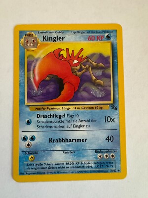 Pokemon Cards Fossil Set German 2000