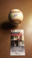 Kristian Robinson Signed Autographed Baseball on Used Minor league...