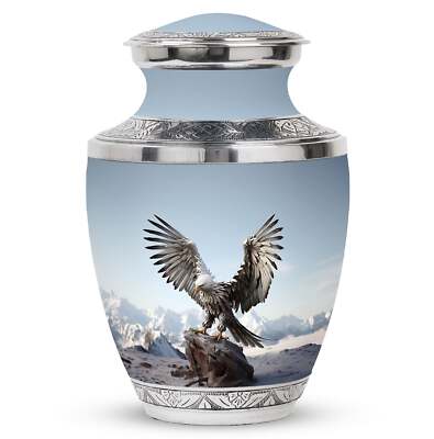 Eagle Emblem Bereavement Vault: Eagle Design Cremation Urn