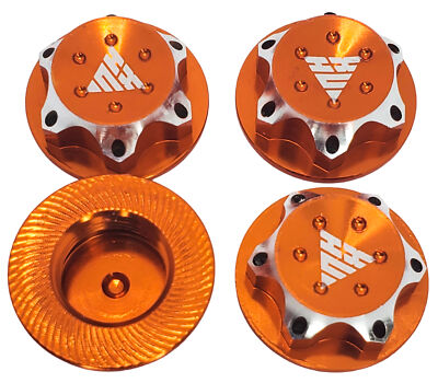 4 Dadi Ruota In Alluminio NHX Per RC 1/8 - Colore Titanio - Modello NHX6877TI