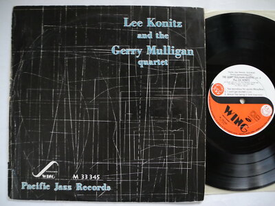 LEE KONITZ & GERRY MULLIGAN QUARTET Vol. 6 10'' LP 1954 France VG+/EX-