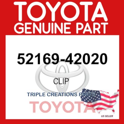 GENUINE Toyota 52169-42020 COVERRR BUMPER 5216942020 OEM | eBay