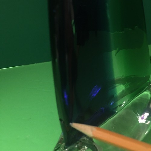 Barca a vela vintage in vetro artistico di Murano tema oceano nautico blu verde trasparente - Foto 12 di 12