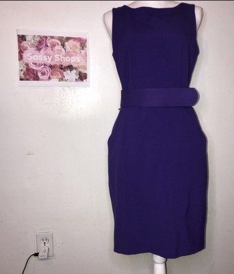 calvin klein purple dress