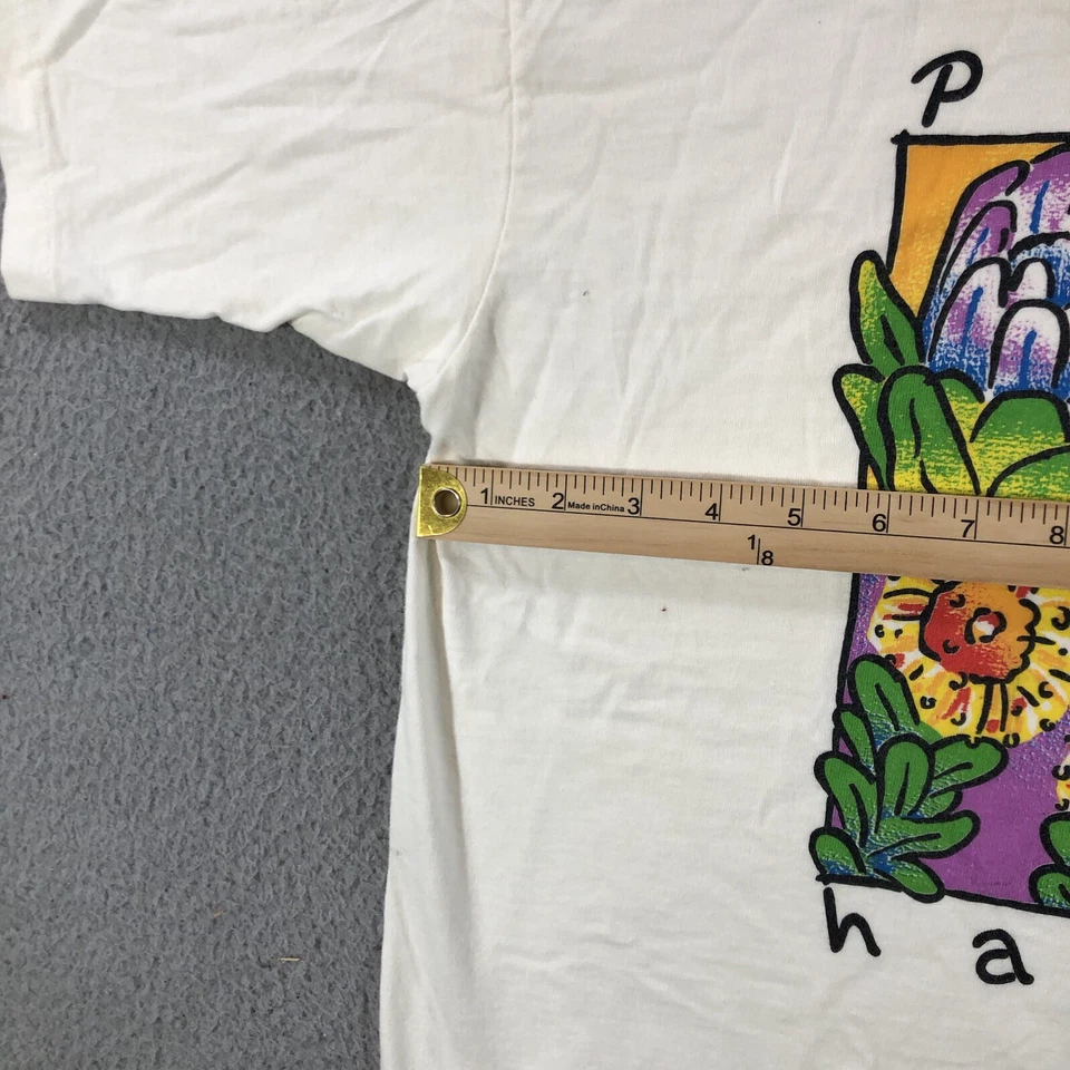 Camisa loca de colección hawaii para mujer talla única blanca Protea Coral Reef Foto 2 de 4