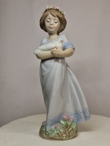 Vintage SpanIsh Porcelain Figurine, 'Peaceful', from Lladro #6807 - Picture 22 of 24