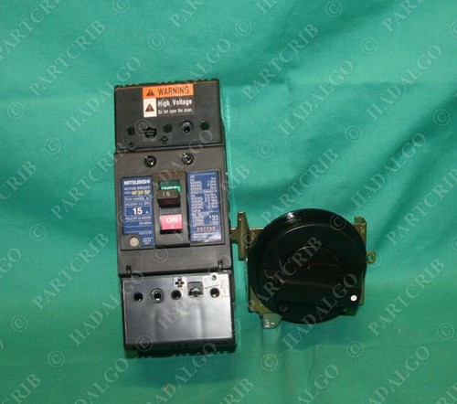 Mitsubishi NF30-SP No Fuse Circuit Breaker 15 Amp Motoman NF30-SP-15A - Picture 2 of 4