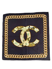 CHANEL SCARF WOMEN WOMAN SCARF VINTAGE JHF2047