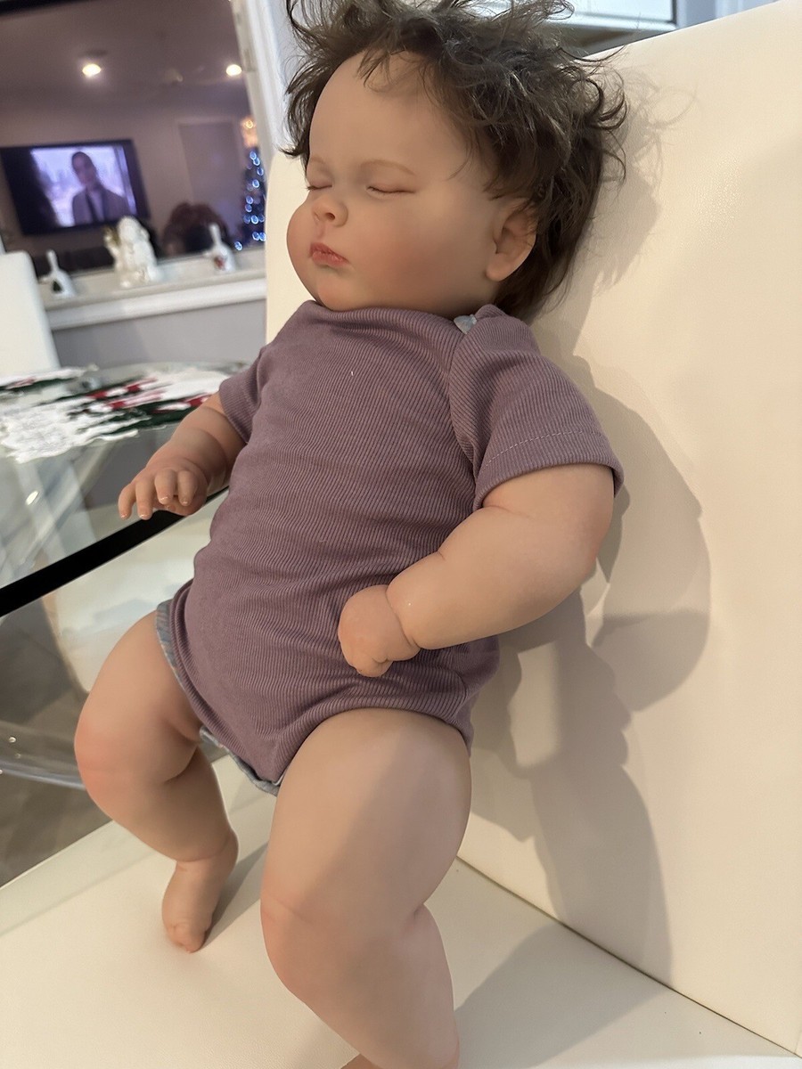 Sleeping Baby Dolls Silicone Baby Realistic Newborn Baby Doll