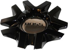 Boss Motorsports 327 Gloss Black Wheel Rim Center Cap Acc 3206 02 Aewc 3206