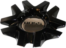 BOSS MOTORSPORTS 327 GLOSS BLACK WHEEL RIM CENTER CAP ACC 3206 02 AEWC 3206 