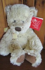 Russ Isa Bear Plush Stuffed Toy Light Tan 12"