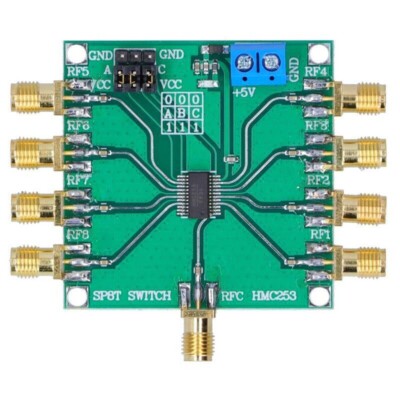 Effizientes HMC253AQS24E SP8T Schaltermodul für HF-Antennenauswahllösungen