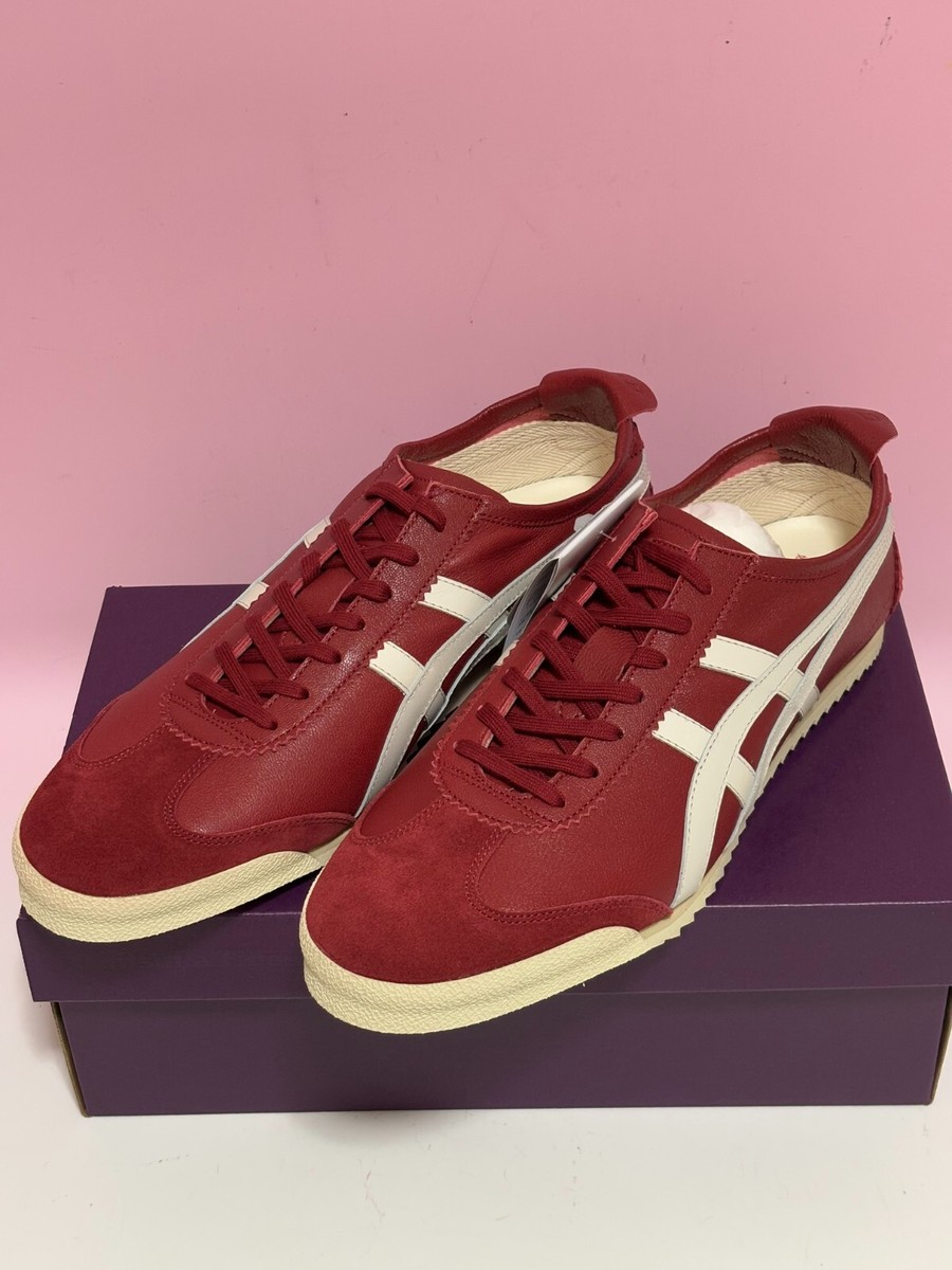 Onitsuka Tiger MEXICO 66 DELUXE 1181A436 BURGUNDY/WHITE With shoe